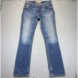 BKE Kate Bootcut Jeans Womens 31x35.5 (measures 33x35.5) Blue Med. Wash Stretch